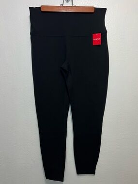 SPANX Solid Black High-Rise Leggings Women’s Size XL NWT